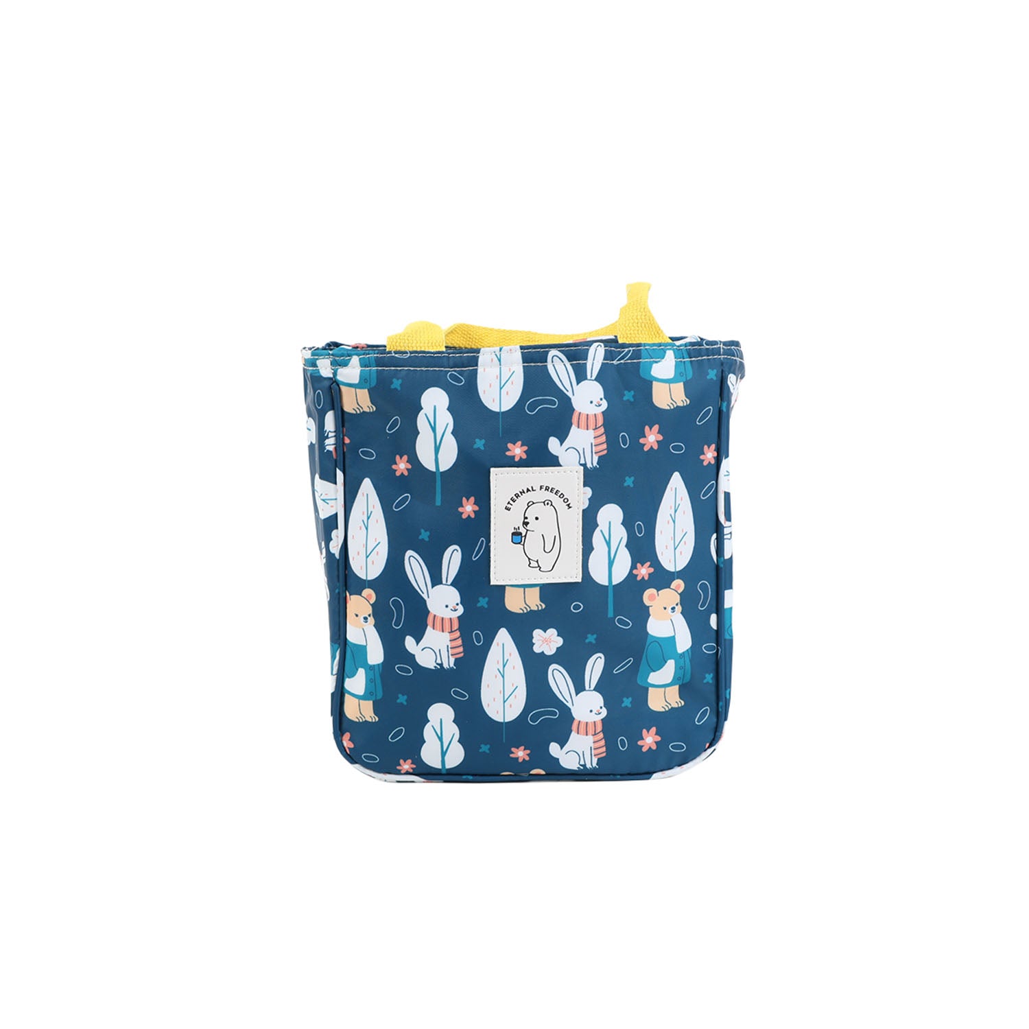 Insulated Lunch Bag with Cartoon Animal Prints 6