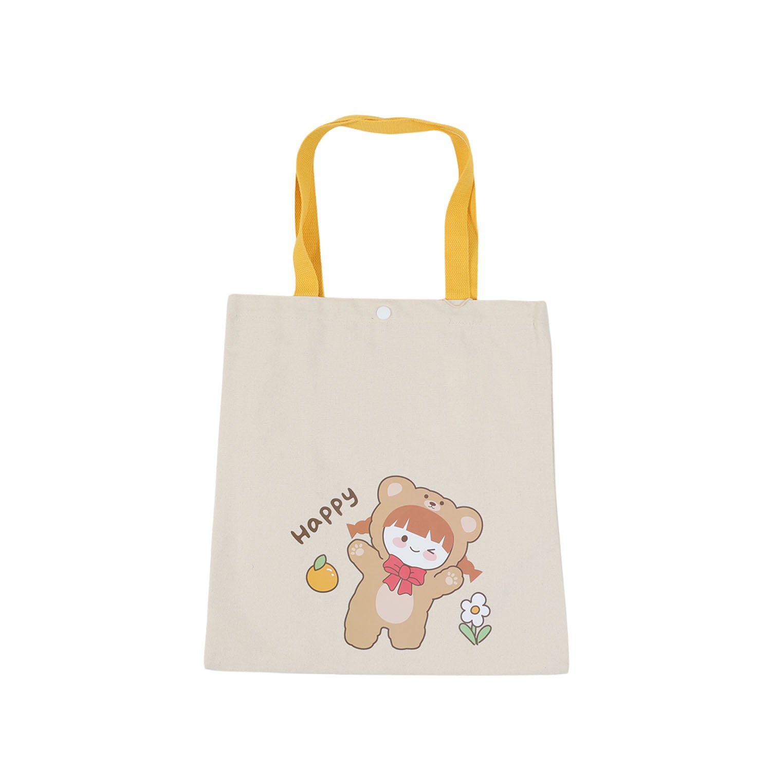 Cartoon pattern colorful canvas shoulder bag/mixed