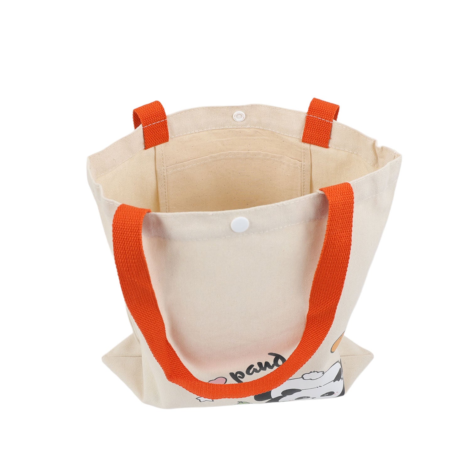 Cartoon pattern colorful canvas shoulder bag/mixed