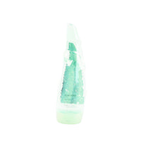 Aloe vera soothing gel bottle, green translucent bottle, 260 g