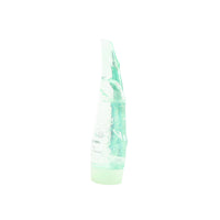 Aloe vera soothing gel bottle, standing side view, green translucent tube 260 g