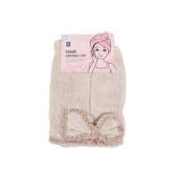 Simple bow dry hair hat/mixed