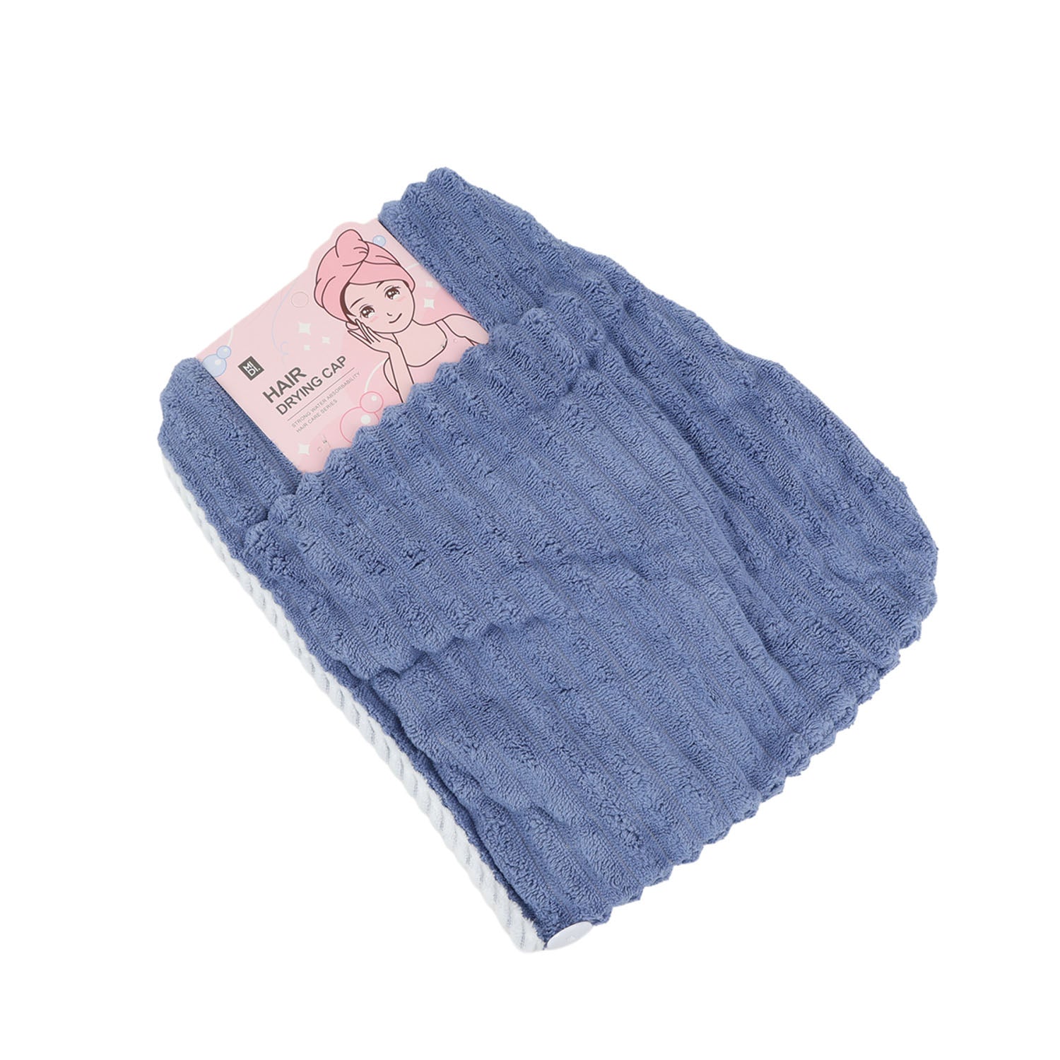 Solid color thick dry hair hat/mixed