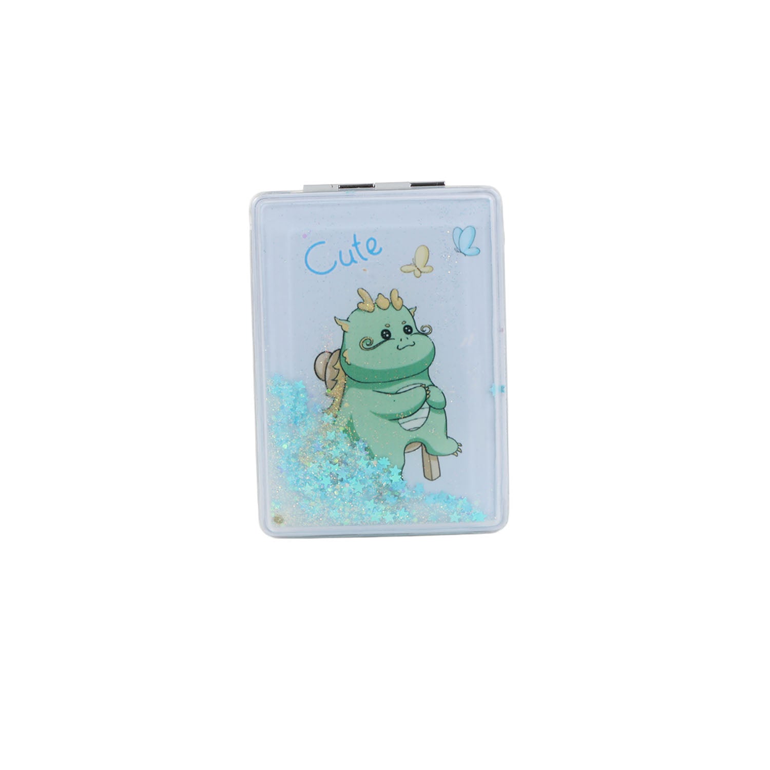 MIDI RECTANGULAR QUICKSAND FASHION MIRROR/MIXED