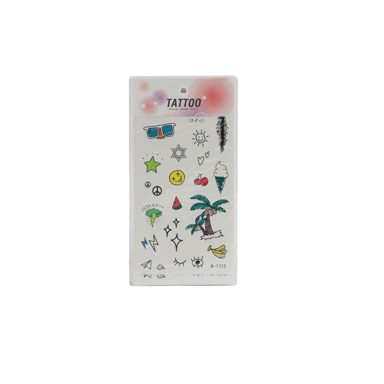 Fashion forest party tattoo sticker