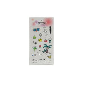 Fashion forest party tattoo sticker