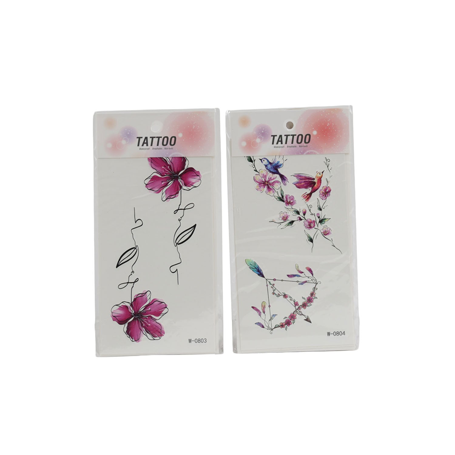 Fashion flower tattoo sticker/mixed