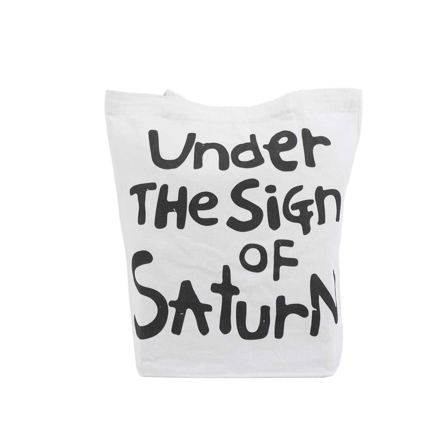 Simple English letters open canvas shoulder bag/mixed