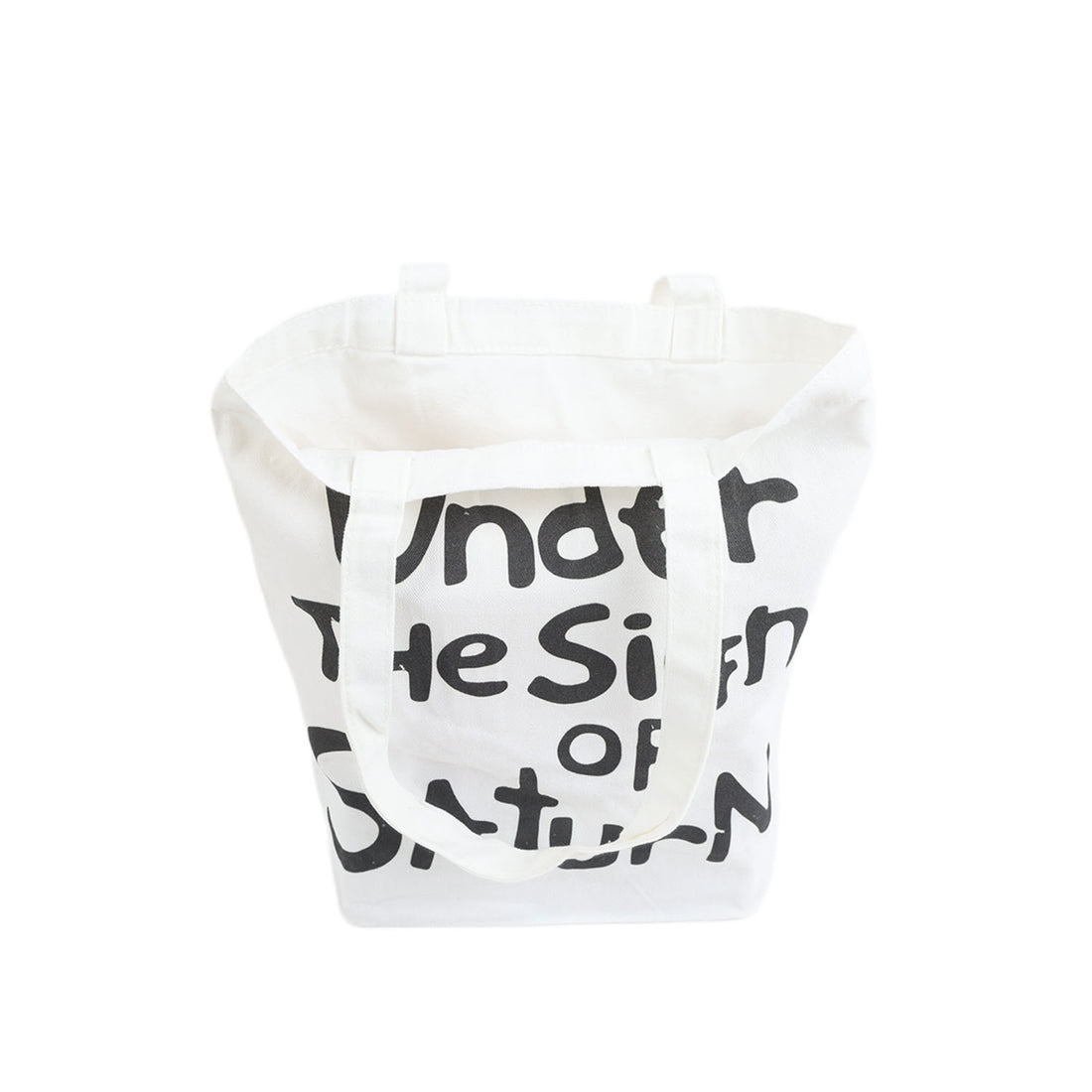 Simple English letters open canvas shoulder bag/mixed