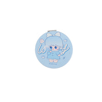 MIDI CUTE GIRL SERIES ROUND MIRROR WITHOUT EDGE/MIXED