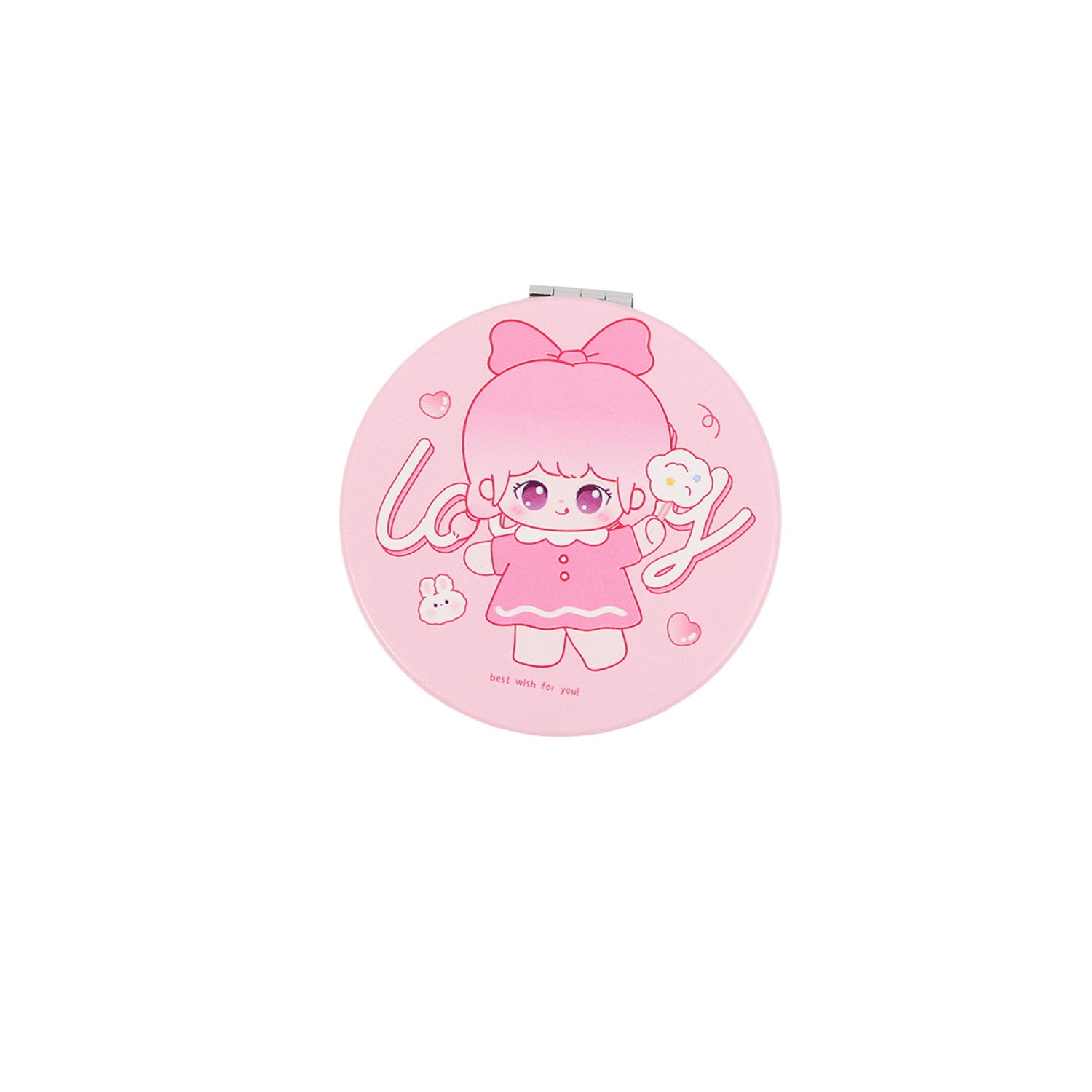 MIDI CUTE GIRL SERIES ROUND MIRROR WITHOUT EDGE/MIXED