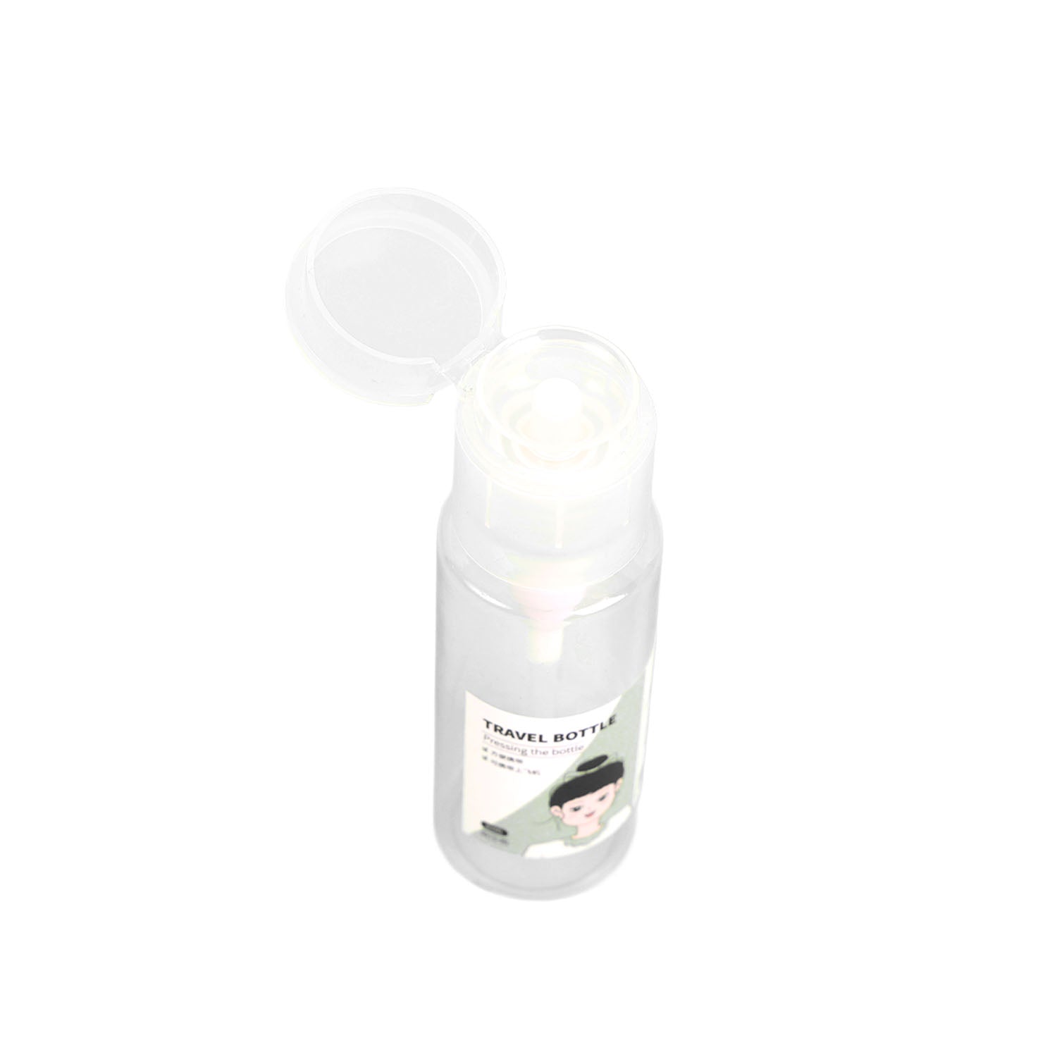 Plastic Travel Bottle with Press Cap 3