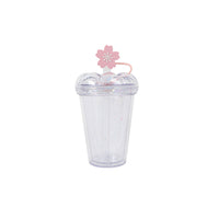 320ml Cherry blossom double sippy cup/mixed