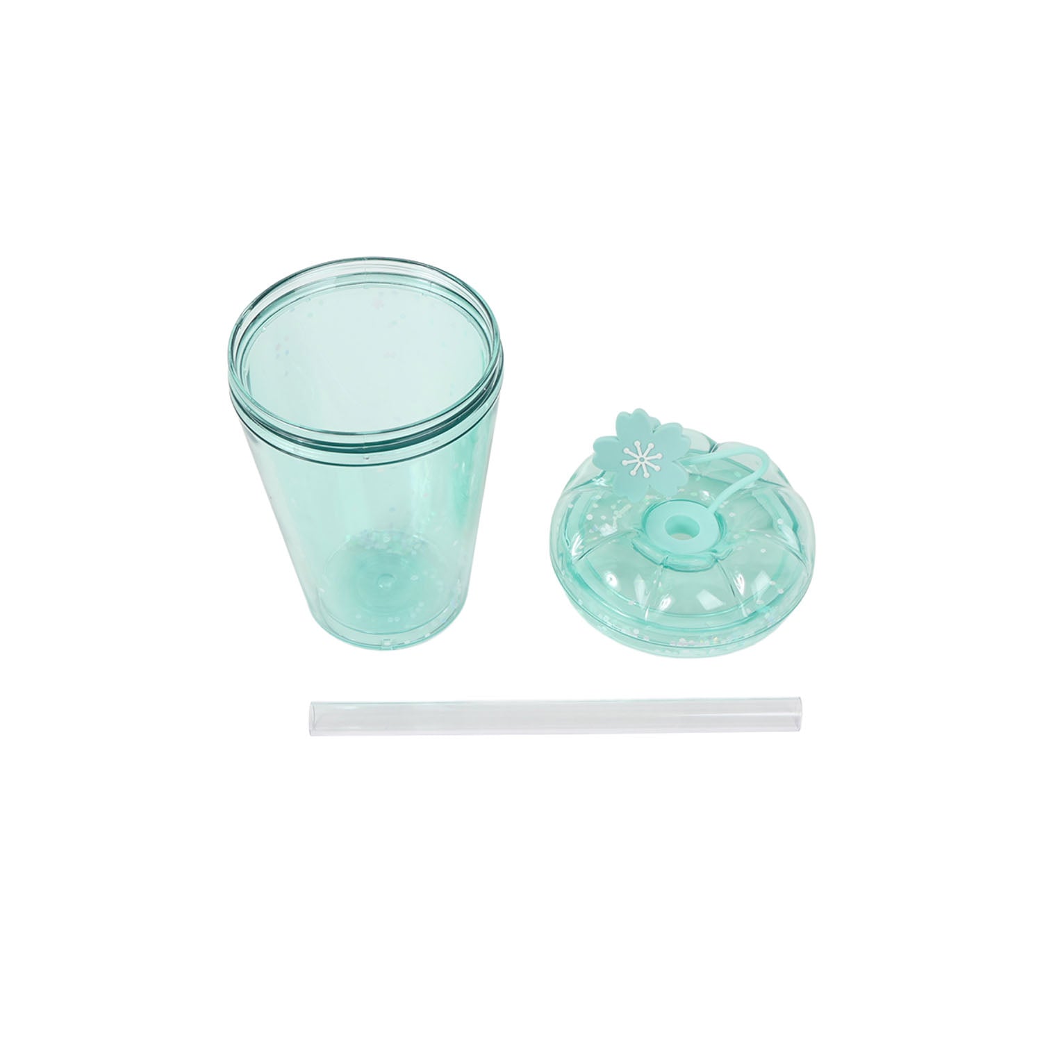 320ml Cherry blossom double sippy cup/mixed