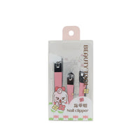 Pink nail clippers / 3 PCS