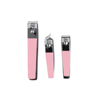Pink nail clippers / 3 PCS