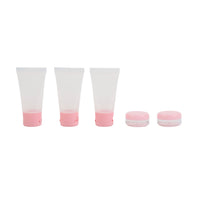 Pack of 2 Travel Squeeze Bottle Sets – 5 Pcs Each