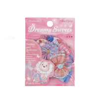 Dreamy Sweets MissTime PET sticker pack, 20 pieces, pink and blue balloon and bear designs