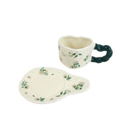 300ml Luxury Floral Coffee Cup and Saucer Set