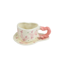 300ml Flying Butterfly Coffee Cup and Saucer Set