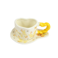 300ml Flying Butterfly Coffee Cup and Saucer Set