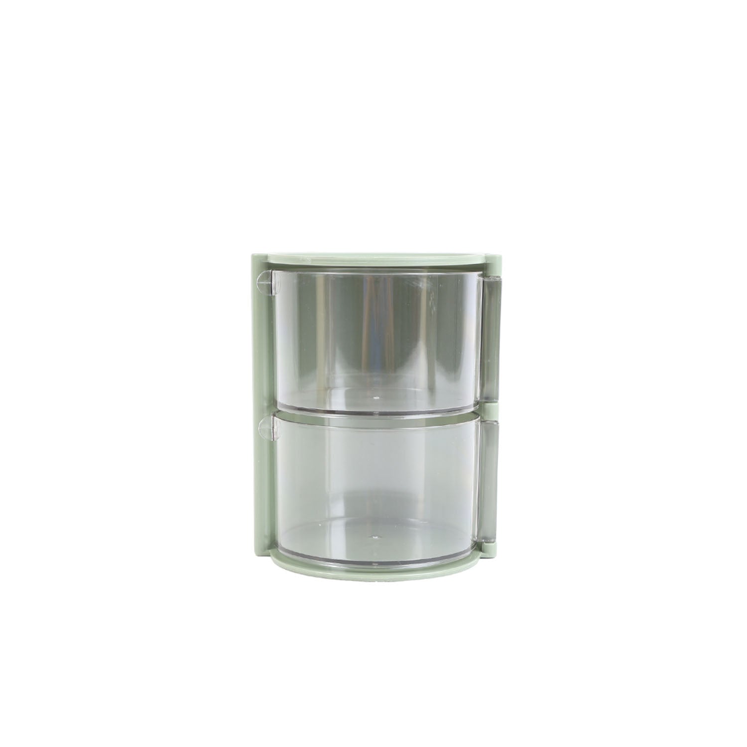 Morandi Color Nice Double-Layer Round Storage Box