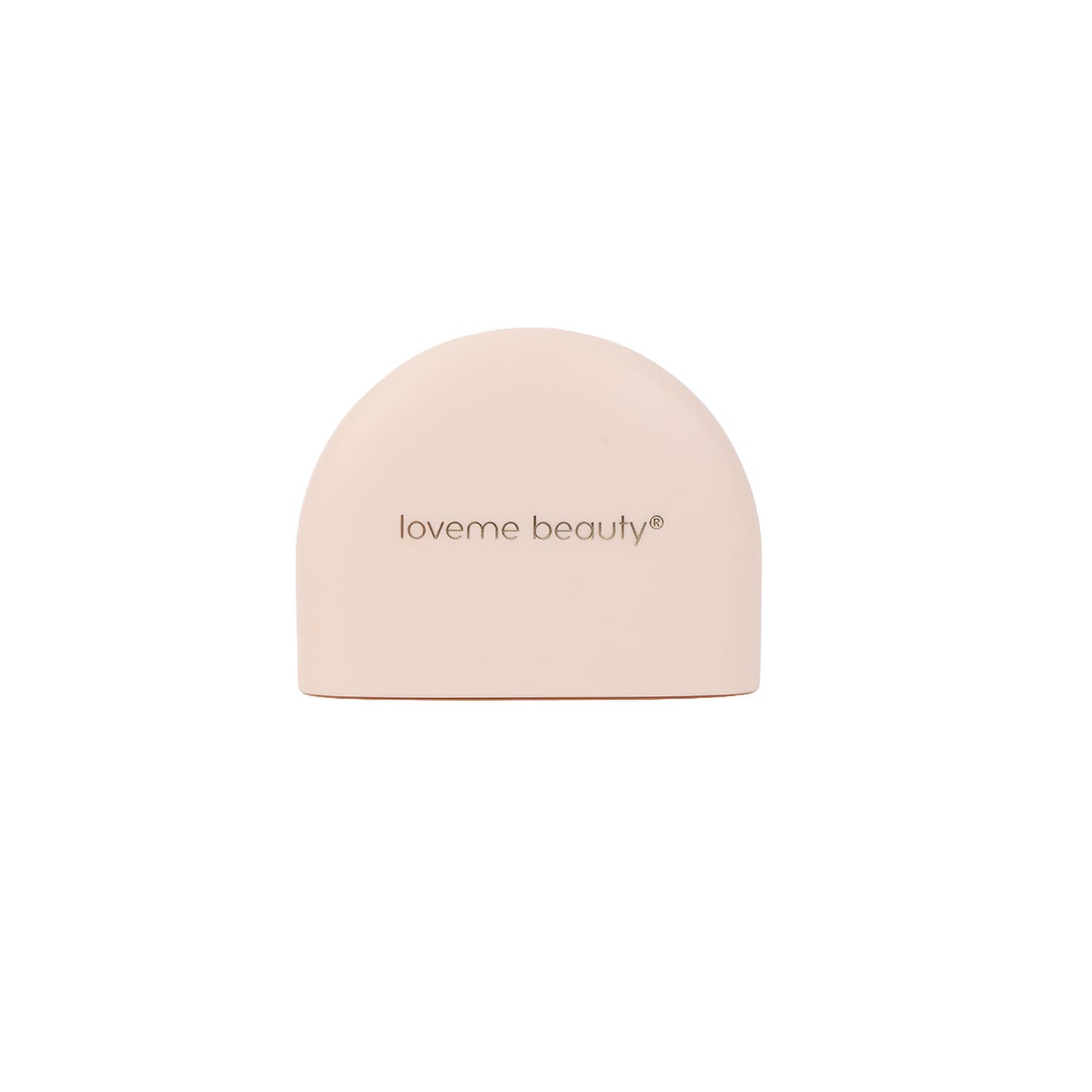 Face powder compact, beige half-dome top