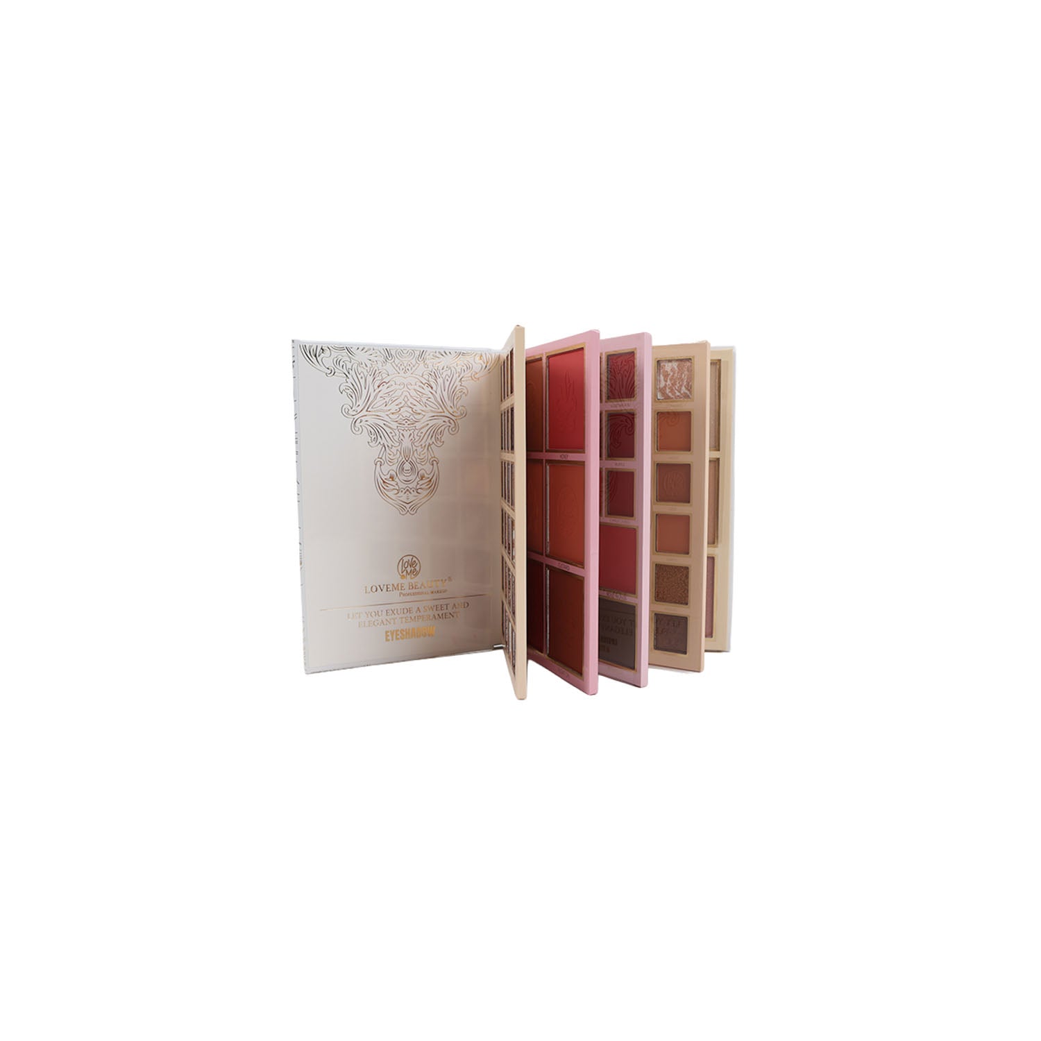 LoveMe Beauty Multi-Layer Eyeshadow Palette Book