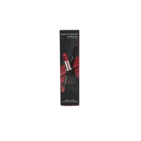 Lip color set box showing red lipstick and lip liner with silver detail
