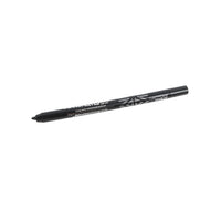 Black waterproof kohl kajal eyeliner pencil, angled close-up