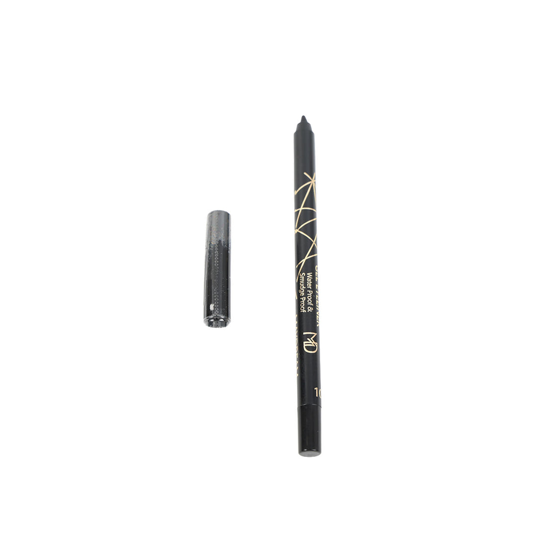 Maydream black gel eyeliner with cap, slim pen and applicator