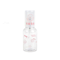 70ml travel spray bottle with pink cute ocean print, star and jellyfish icons
