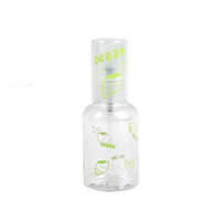 Green ocean travel empty spray bottle with fine mist pump and clear body