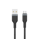 كابل بلاتينيوم USB الى نوع سي - اسود