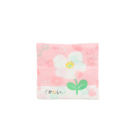 Flower print paper sheet with pink background and flower designs, 120