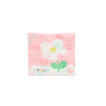 Flower print paper sheet with pink background and flower designs, 120