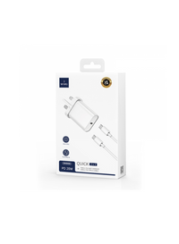 2 - شاحن WWU سريع 20 واط مع كابل USB-C و Lightning