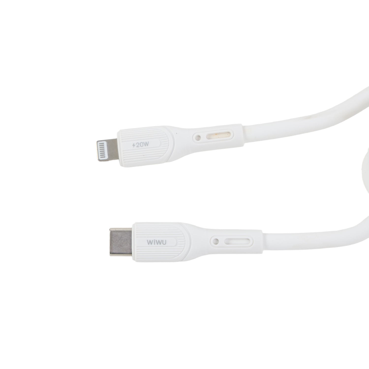WiWU WI-C005 ARMOR 20W PD TYPE-C TO LIGHTNING CHARGING CABLE 1M - WHITE