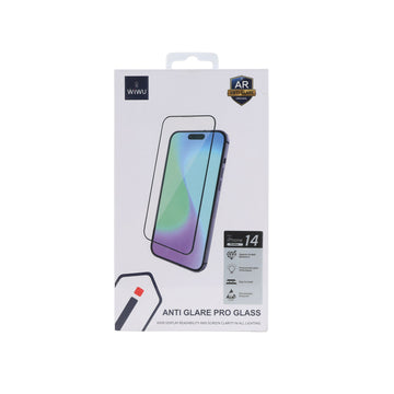 WiWU ANTI GLARE PRO GLASS FOR IPHONE 14 PRO MAX (6.7") - TRANSPARENT