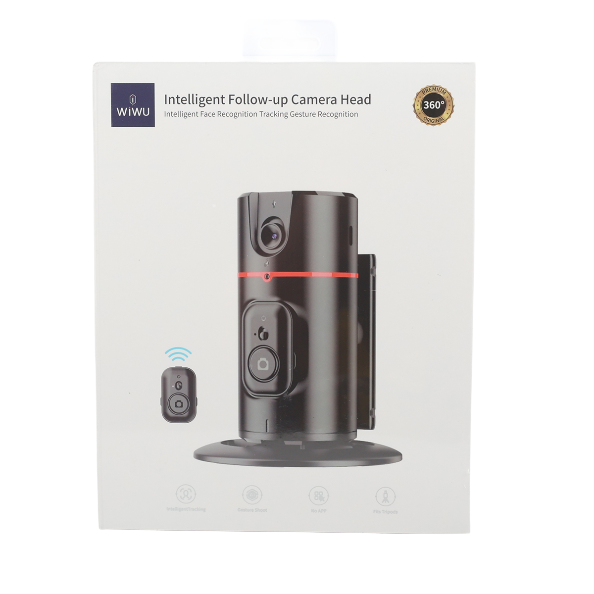 WiWU WI-SE008 INTELLIGENT FOLLOW-UP CAMERA HEAD - BLACK
