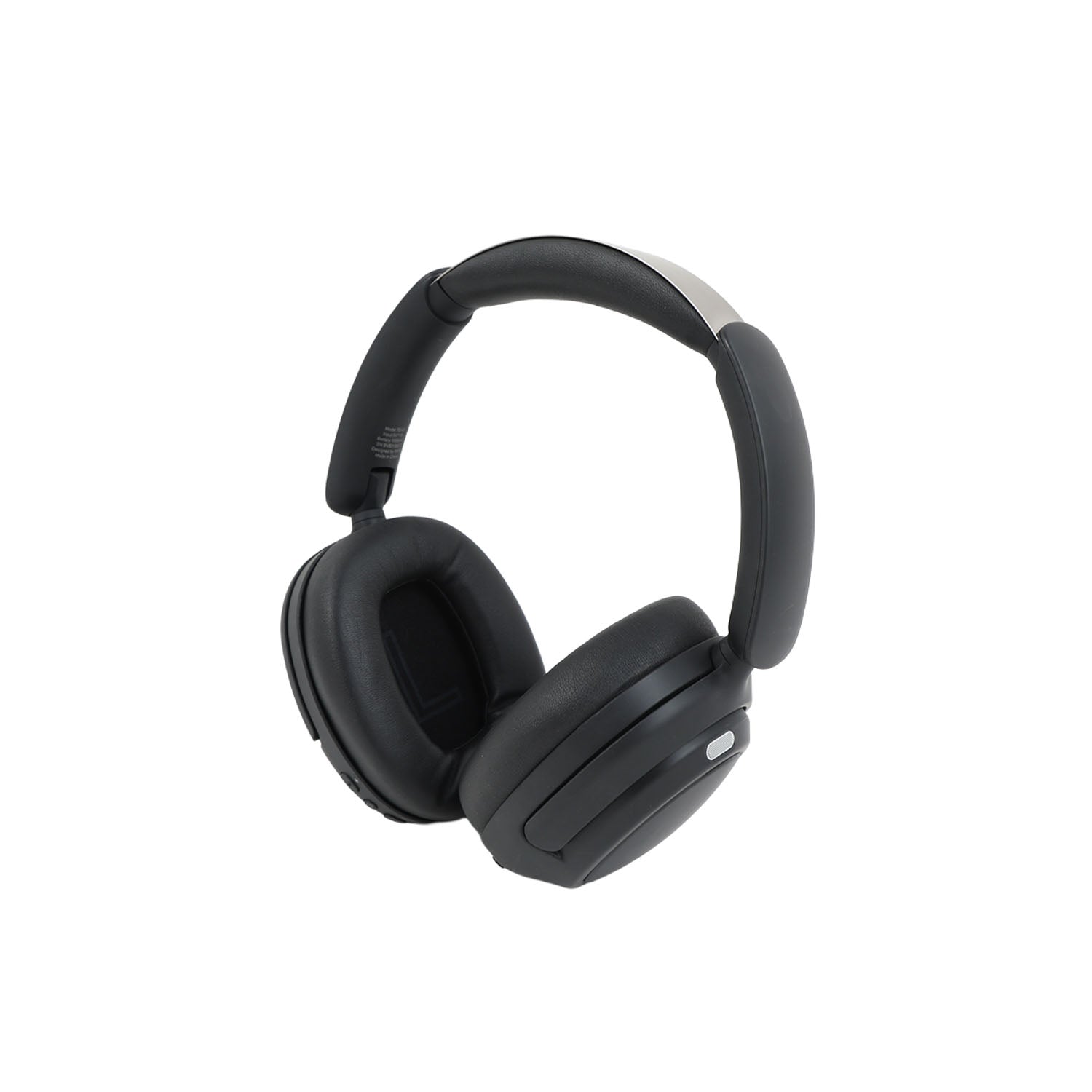 Black over-ear pilot headset with padded headband and ear cups