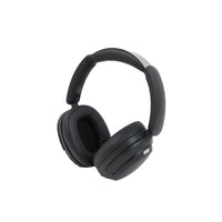 Black over-ear pilot headset with padded headband and ear cups