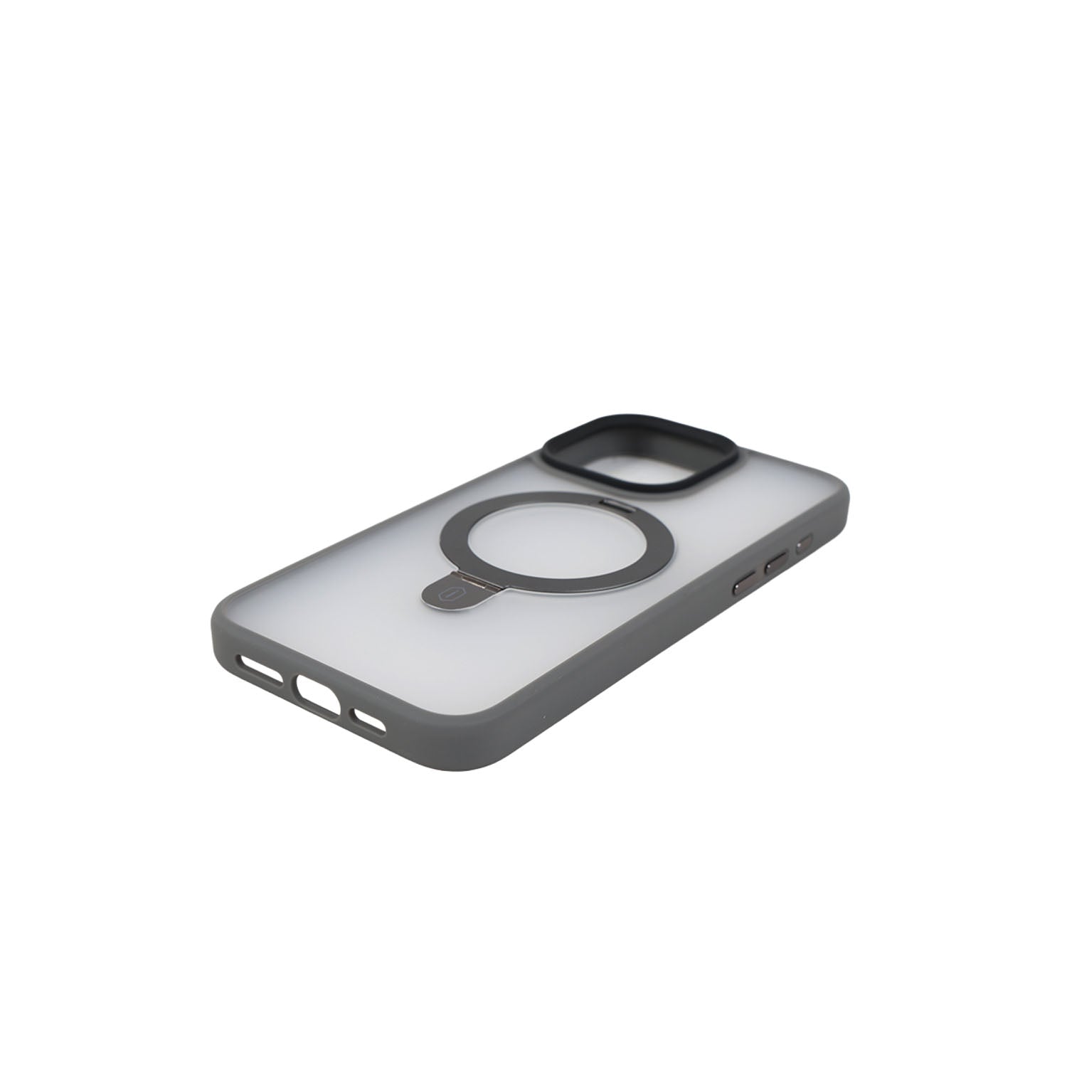 WiWU ZMM-010 MAGNETIC PREMIUM PHONE CASE WITH ALLOY STAND FOR IPHONE 15 PRO MAX (6.7") - GRAY