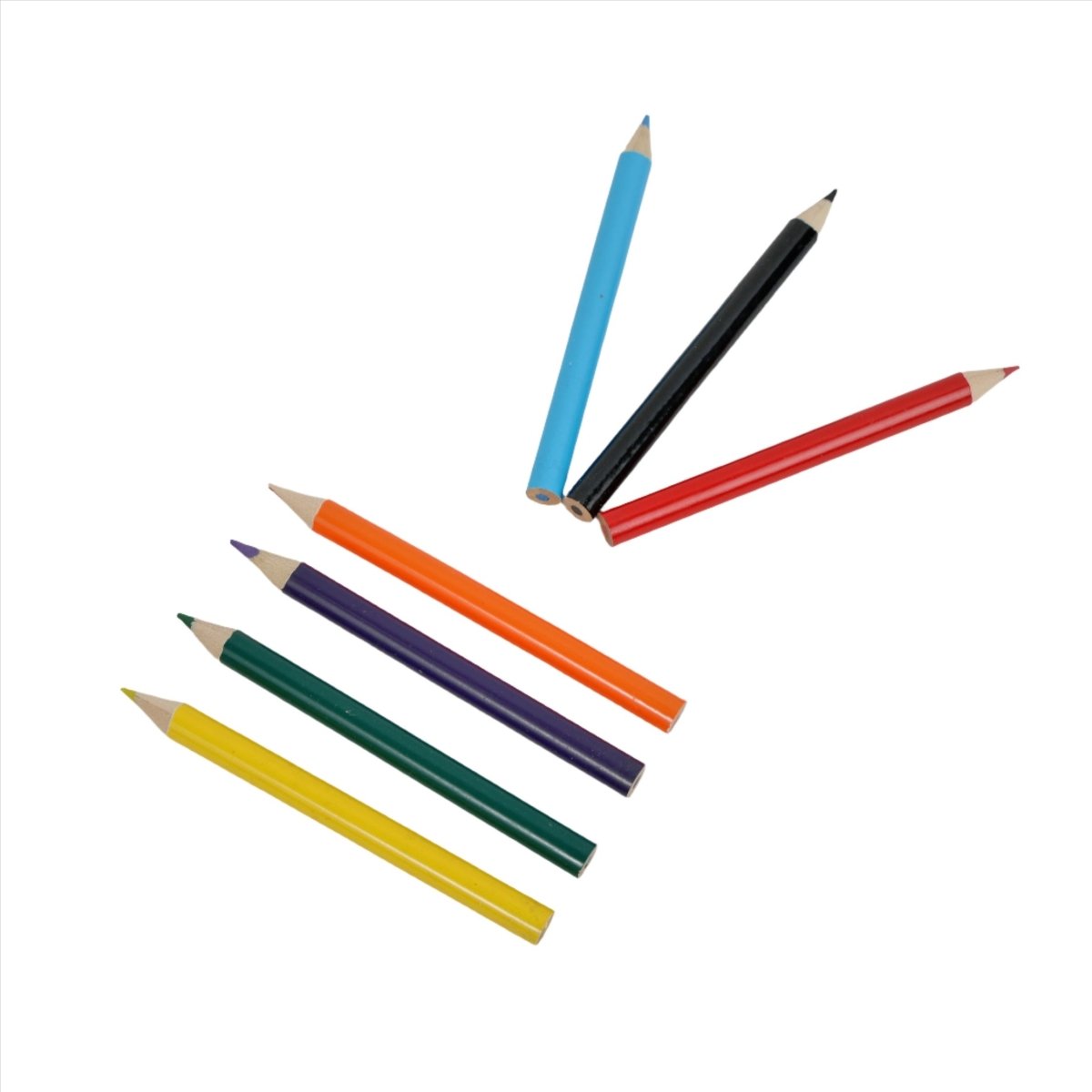 7 Color Simple Colored Pencils - MIDI