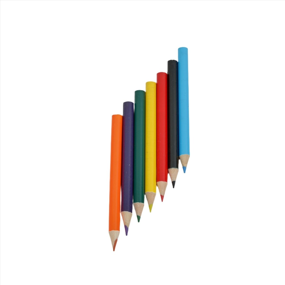 7 Color Simple Colored Pencils - MIDI