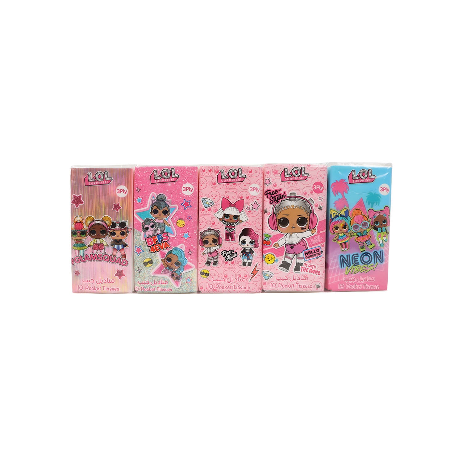 LOL Pocket Tissues – 15 Sheets × 24 Packs