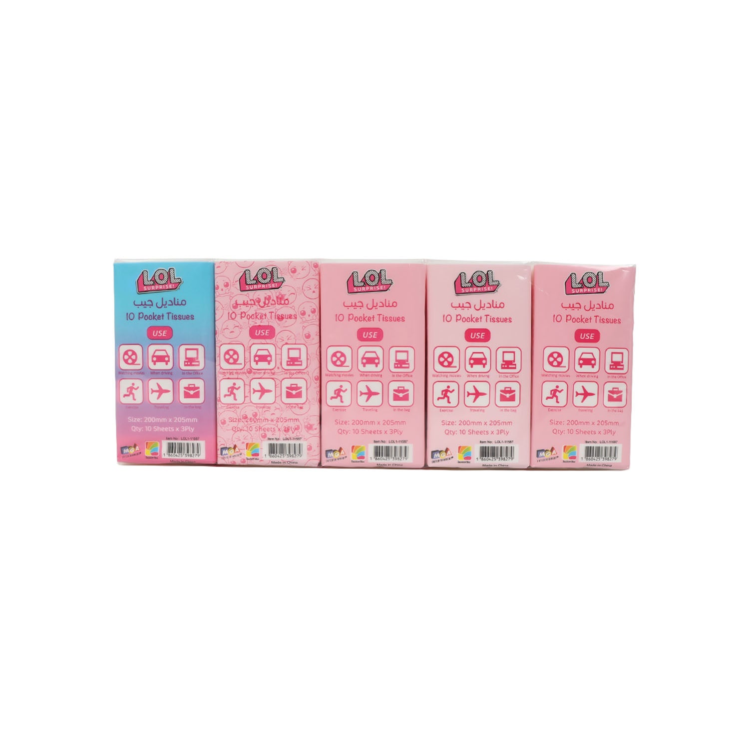 LOL Pocket Tissues – 15 Sheets × 24 Packs