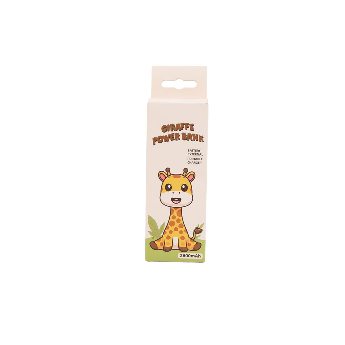 Air vent cleaning brush retail box with giraffe character artwork