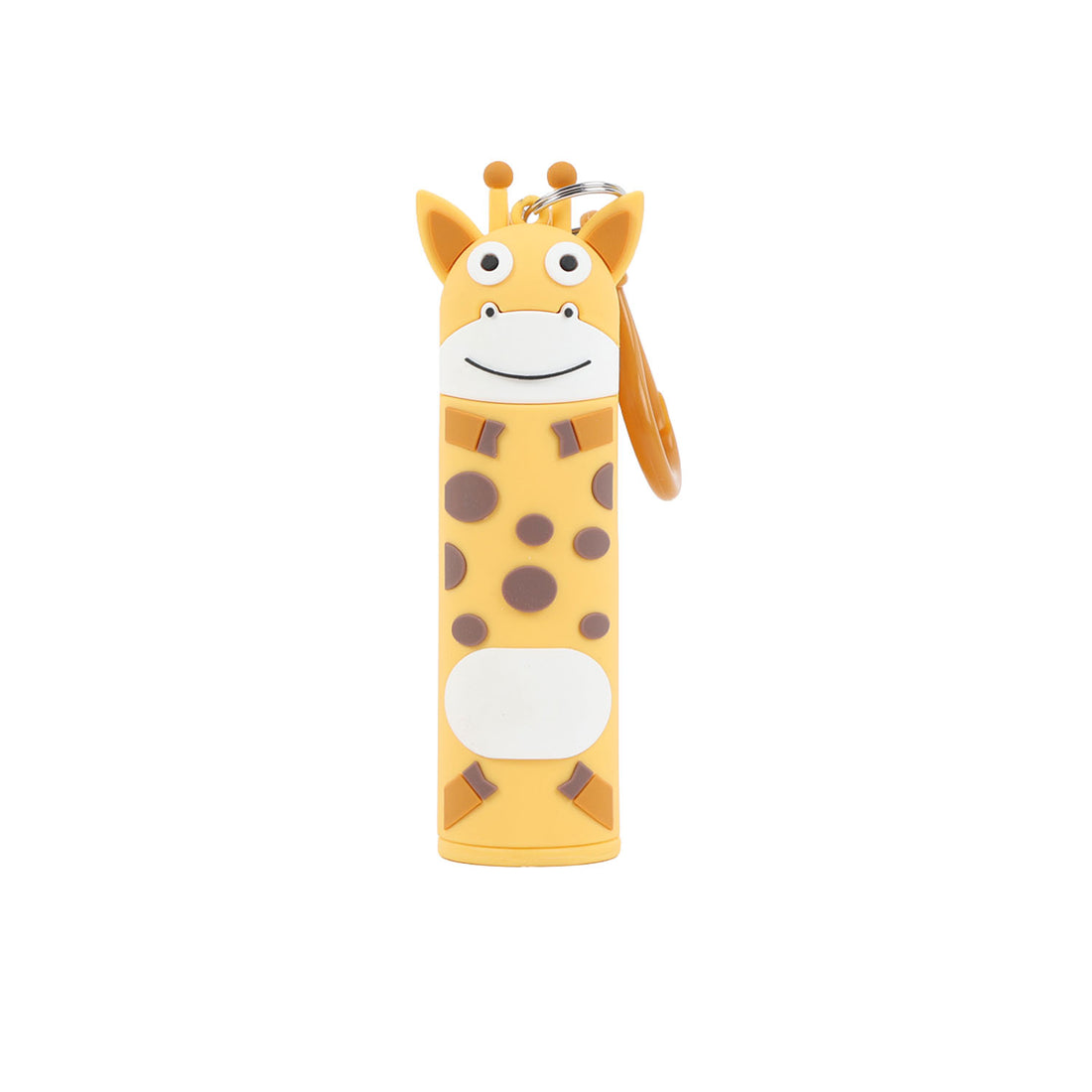 Air vent cleaning brush giraffe-shaped case with cartoon face