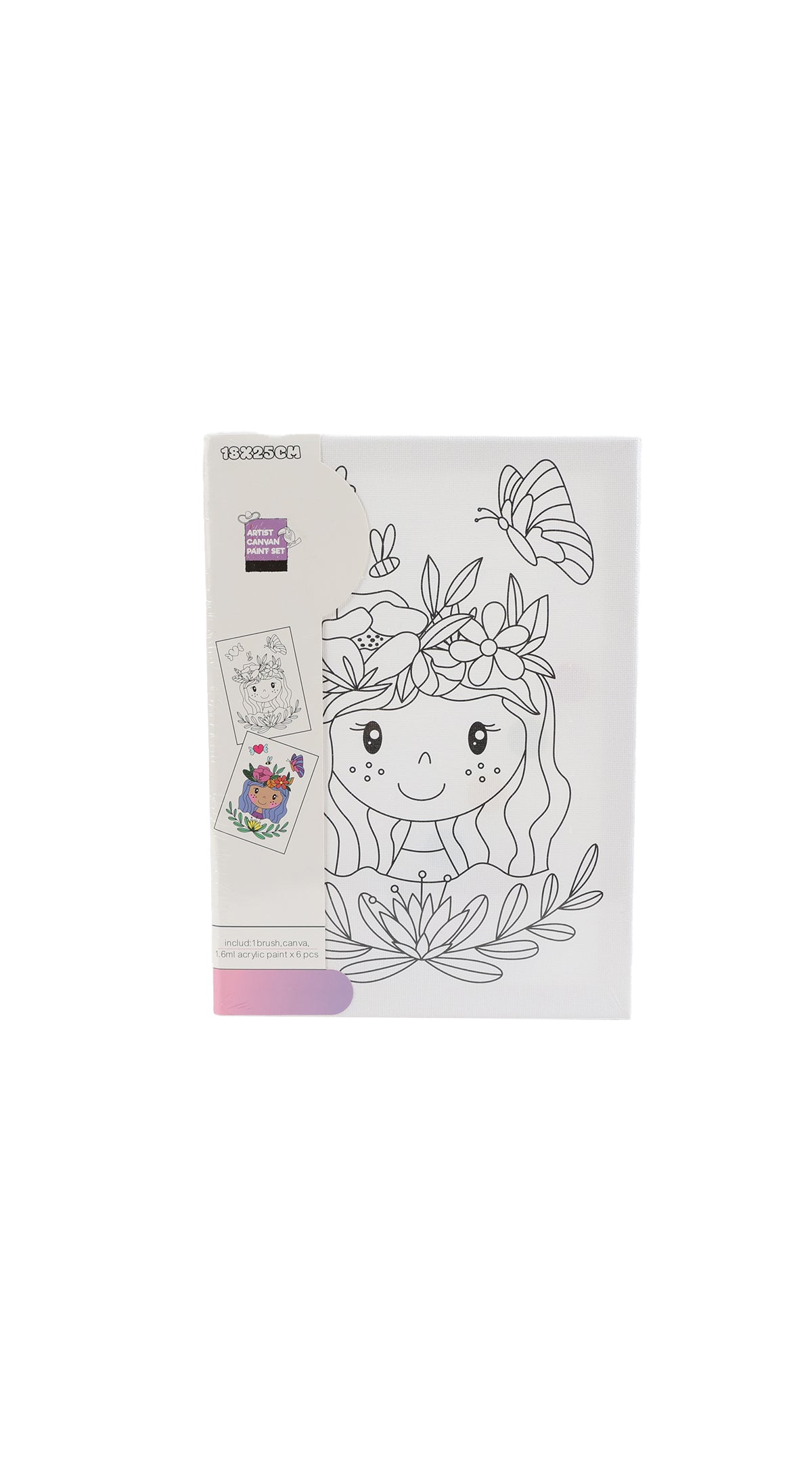 Kids Drawing Board - with Paints and Brush